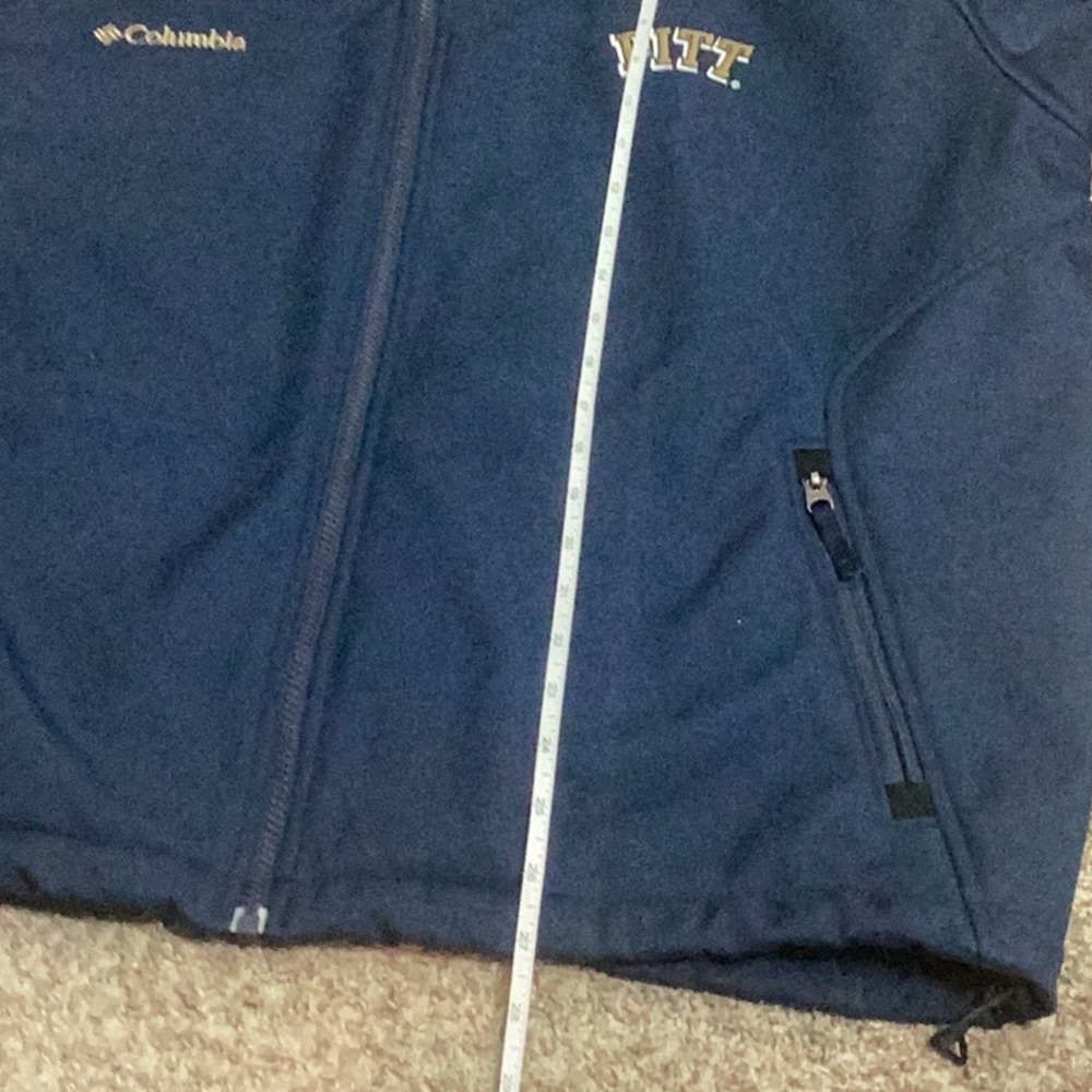 Columbia Navy Jacket Pitt Emblem Softshell
Pittsburgh Football L - Picture 7 of 8